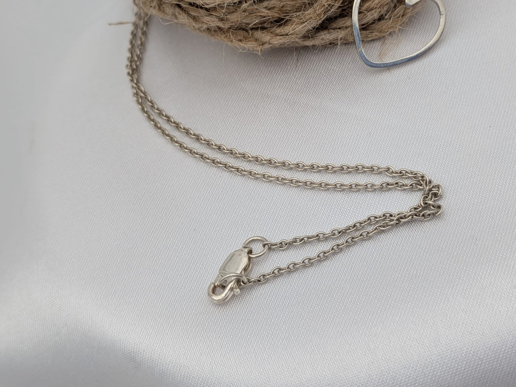 COLEEN - Pendentif coeur en argent (chaine incluse)