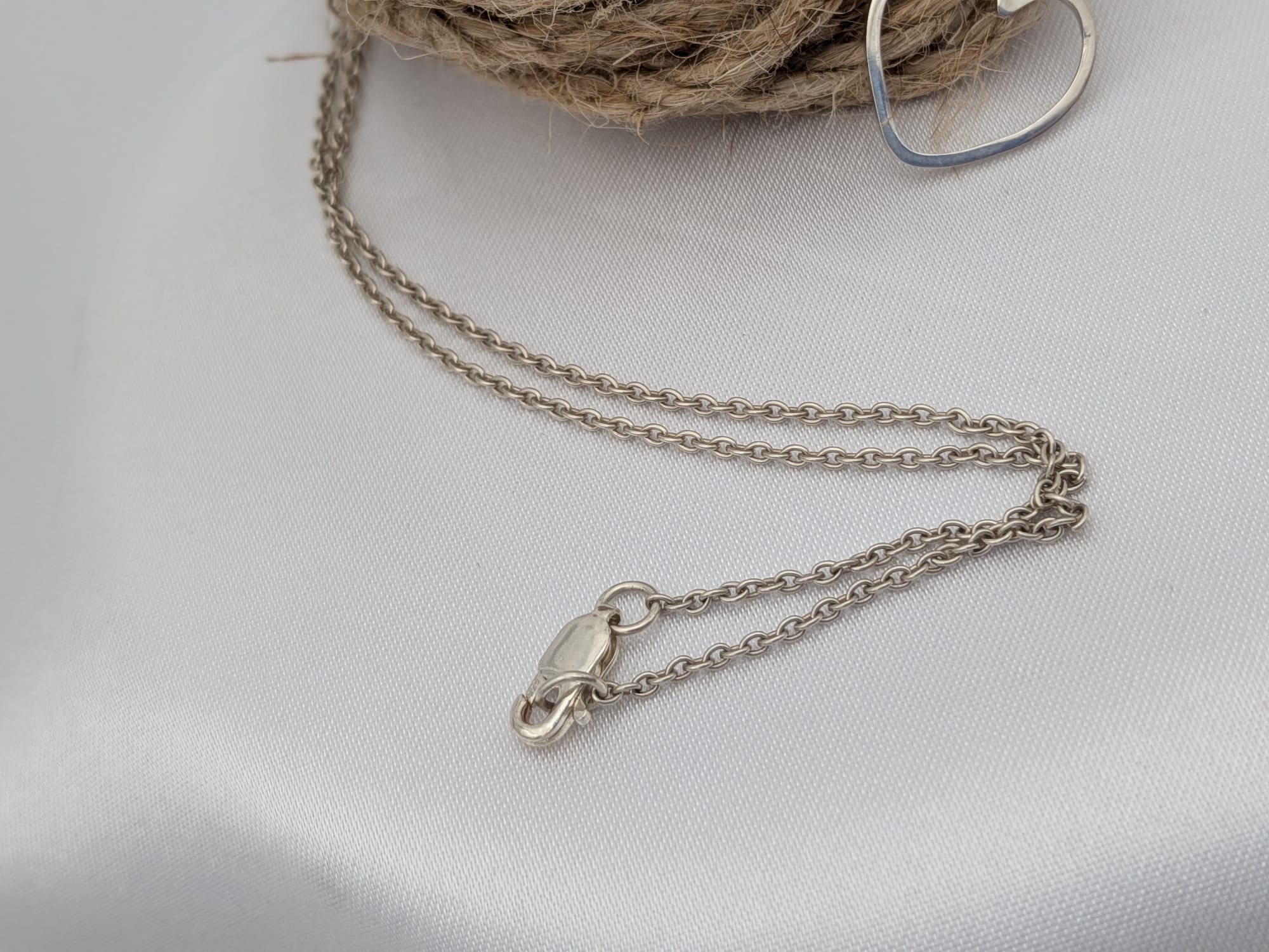 COLEEN - Pendentif coeur en argent (chaine incluse)